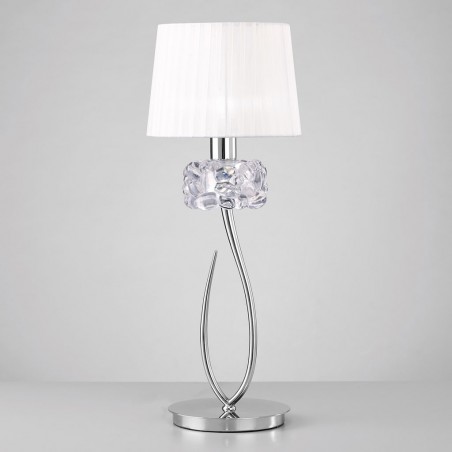 Lámpara de mesa 65cm  burbujas de cristal