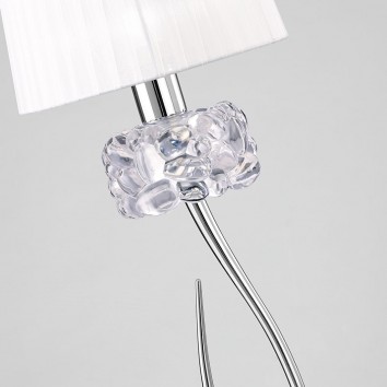 Lámpara de mesa 65cm  burbujas de cristal 2