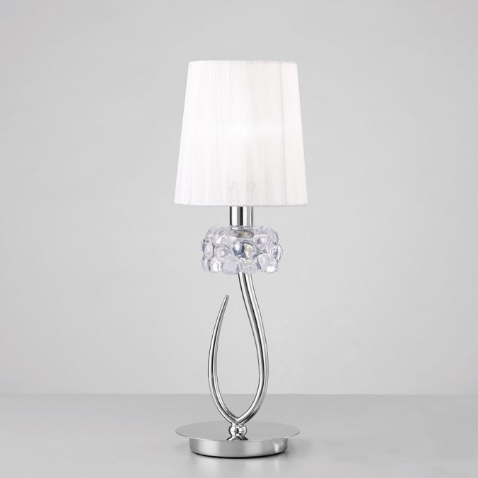 Lámpara de mesa 46cm  burbujas de cristal