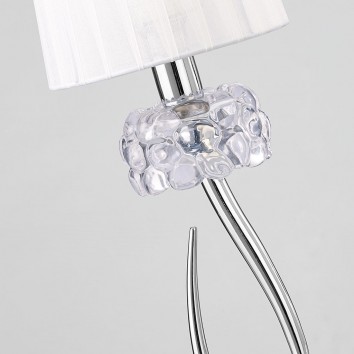 Lámpara de mesa 46cm  burbujas de cristal 2