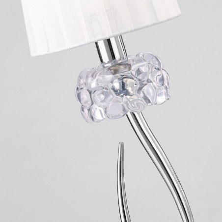 Lámpara de mesa 46cm  burbujas de cristal