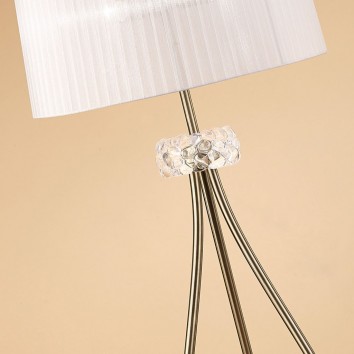 Pié de salón clásico 160cm burbujas de cristal 2
