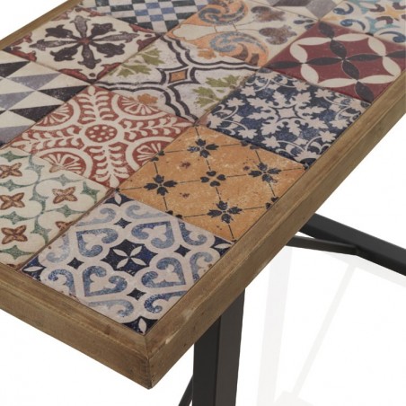 Consóla cerámica vintage 125x50x80h