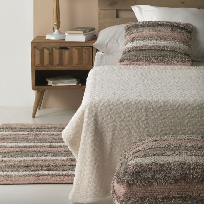 Alfombra hilos multicolor 60x120cm