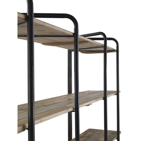 Estanteria 190x43x190cm abeto y fibras de madera