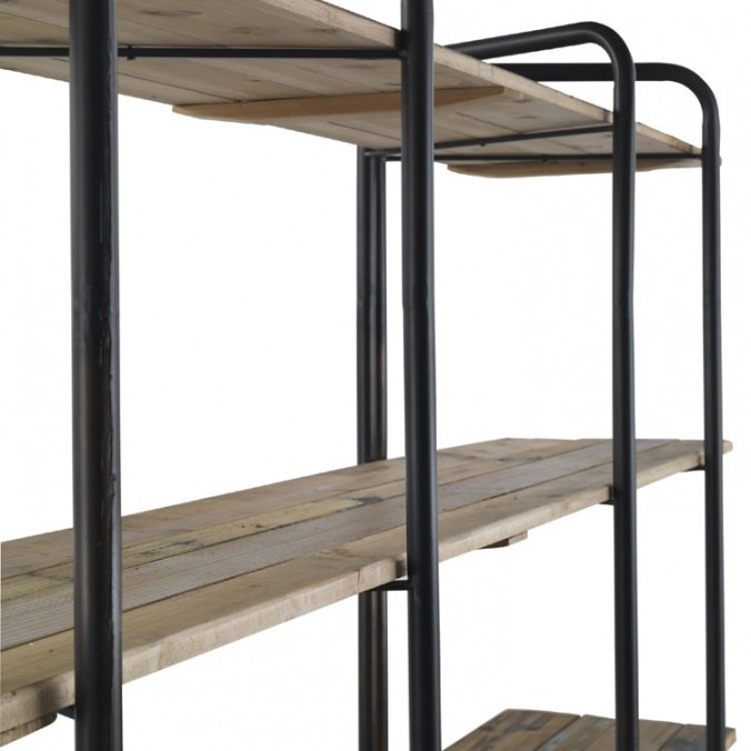 Estanteria 190x43x190cm abeto y fibras de madera Estanteria 190x43x190cm abeto y fibras de madera