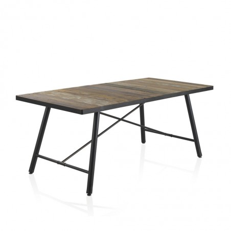 Mesa comedor 190x90 estilo vintage industrial