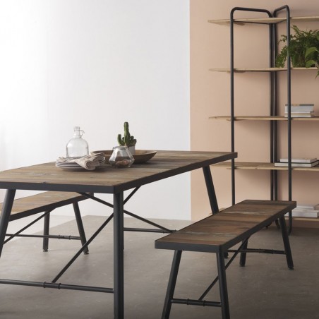 Mesa comedor 190x90 estilo vintage industrial