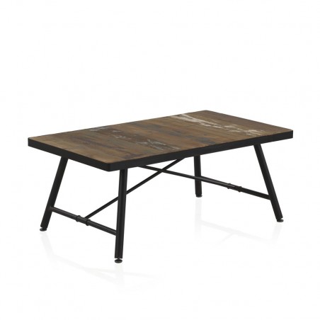 Mesa centro 120x70 estilo vintage industrial