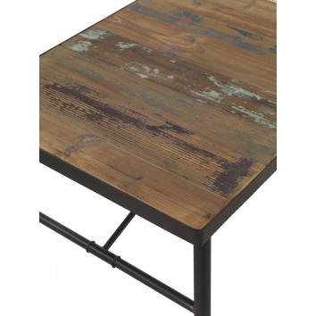 Mesa centro 120x70 estilo vintage industrial 2