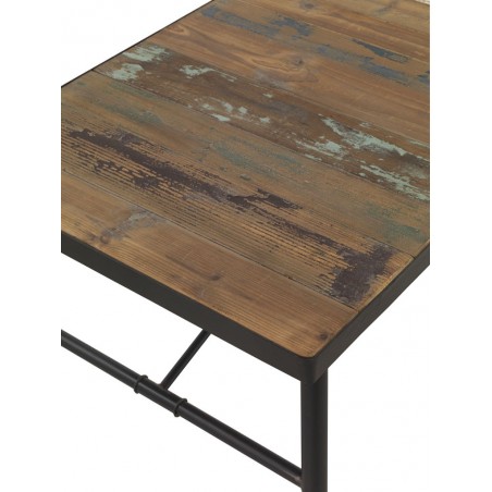 Mesa centro 120x70 estilo vintage industrial