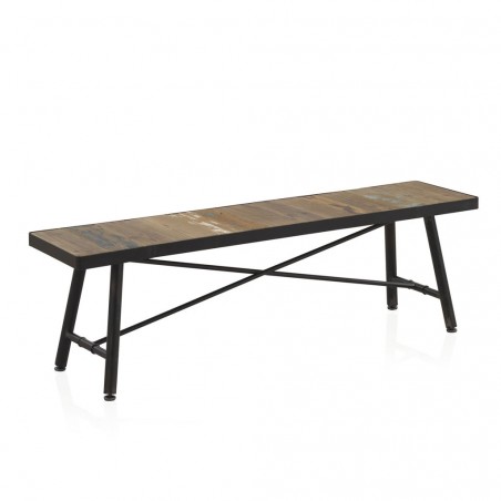 Banco para mesa comedor 150x35 estilo vintage industrial