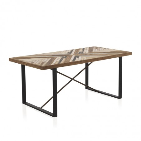 Mesa comedor 180x90 estilo vintage industrial