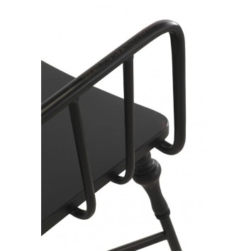Silla vintage 57x54x87h  abeto y metal 2