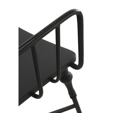 Silla vintage 57x54x87h  abeto y metal