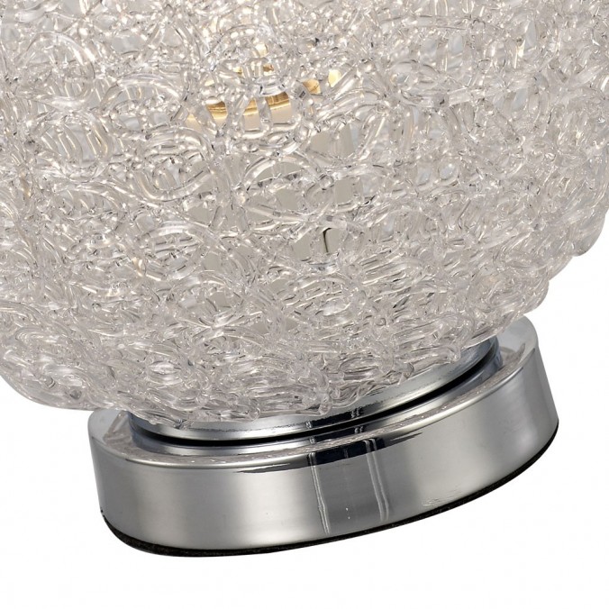 Lámpara mesa bola brillante 20cm
