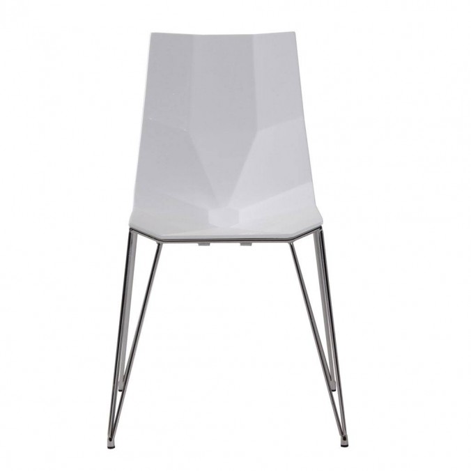 Silla diseño madera y acero