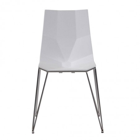 Silla diseño madera y acero