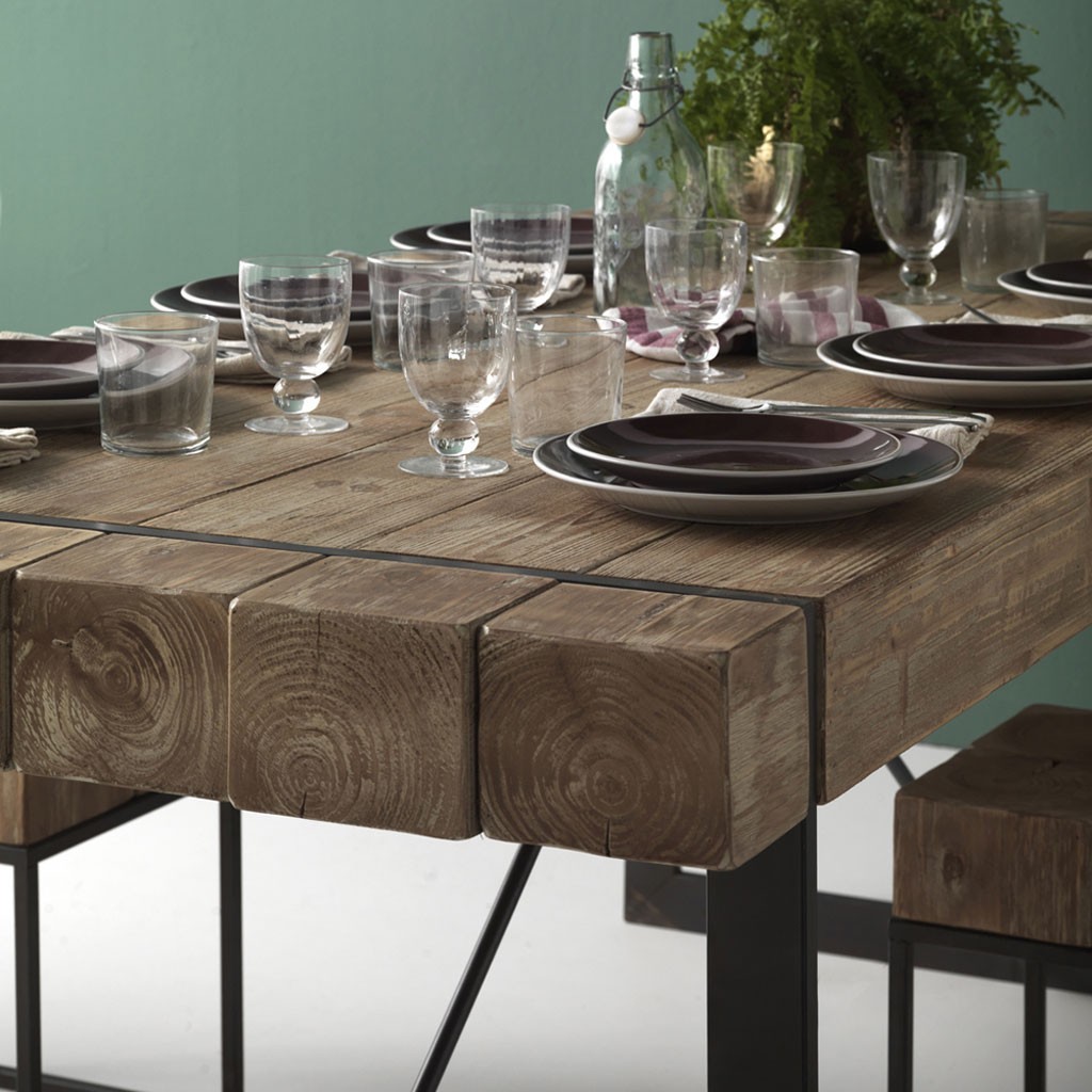 Mesa comedor industrial