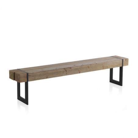 Banco 200x30 estilo industrial funcional