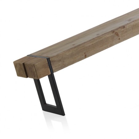 Banco 200x30 estilo industrial funcional