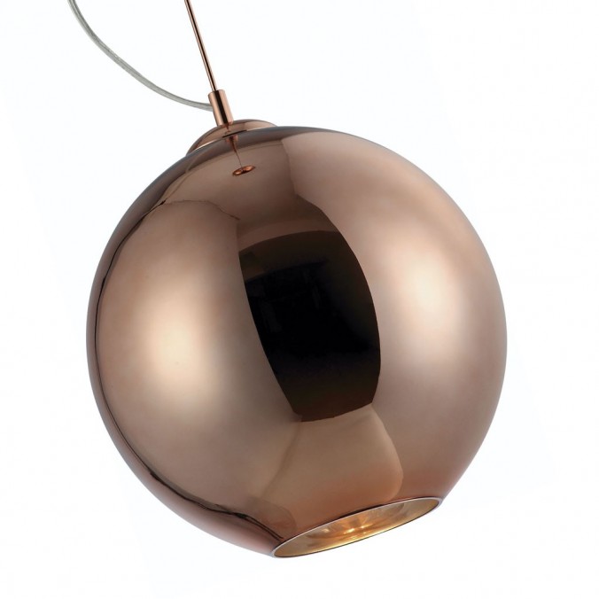 Colgante techo Crystal bronce 25cm