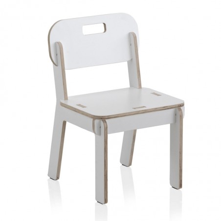 Silla infantil redonda 38x61cm madera contrachapada