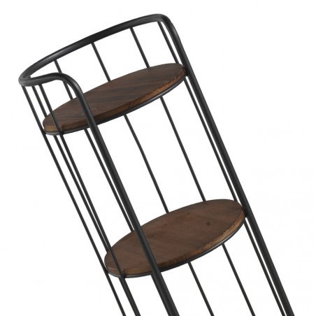 Estanteria 41x108cm pino y hierro