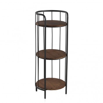 Estanteria 41x108cm pino y hierro