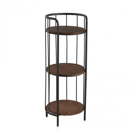 Estanteria 41x108cm pino y hierro