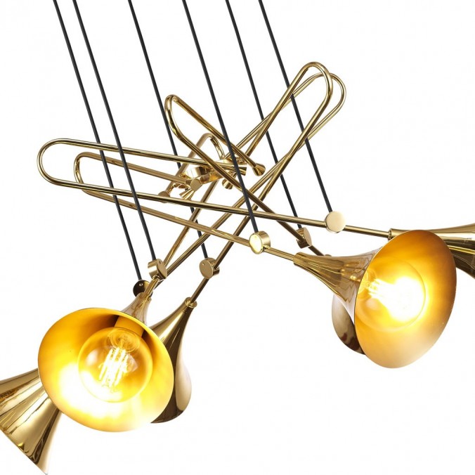 Lámpara techo 6 luces estilo JAZZ