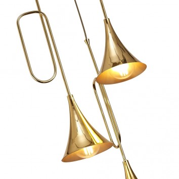 Lámpara techo 3 luces estilo JAZZ 2