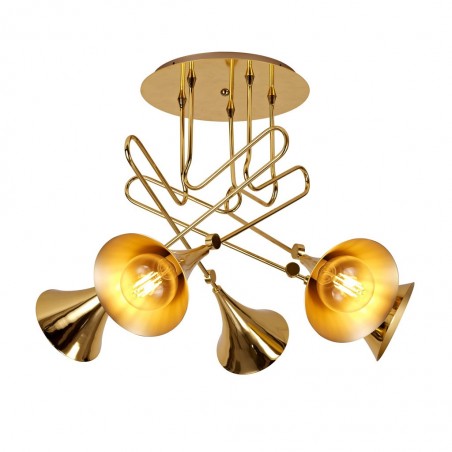 Semiplafón 5 luces estilo JAZZ