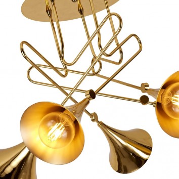 Semiplafón 5 luces estilo JAZZ 2