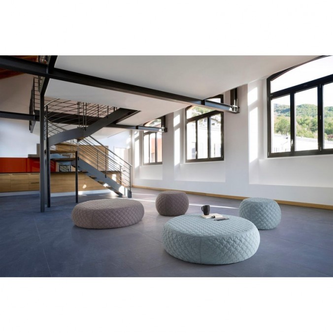 Puff 101cm acolchado Windmill estructura madera