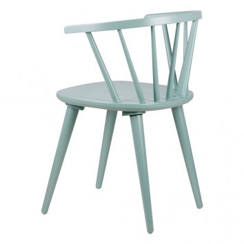 Silla vintage ANYA color mint fabricada en madera 2