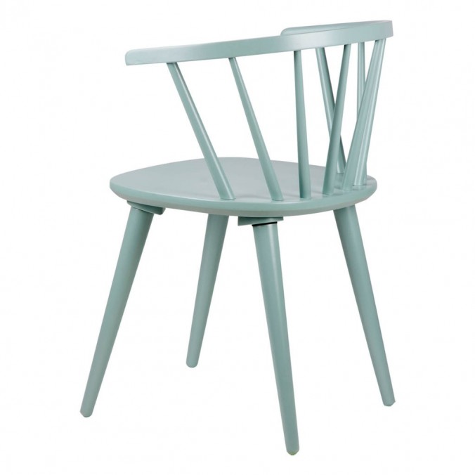 Silla vintage ANYA color mint fabricada en madera