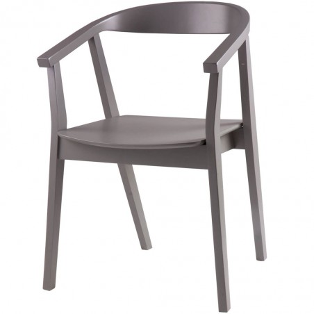 Silla vintage DONNA gris fabricada en madera