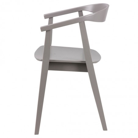 Silla vintage DONNA gris fabricada en madera