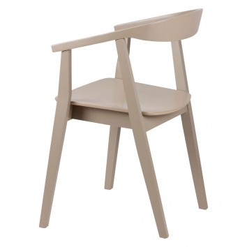 Silla vintage DONNA madera de tono verdoso 2