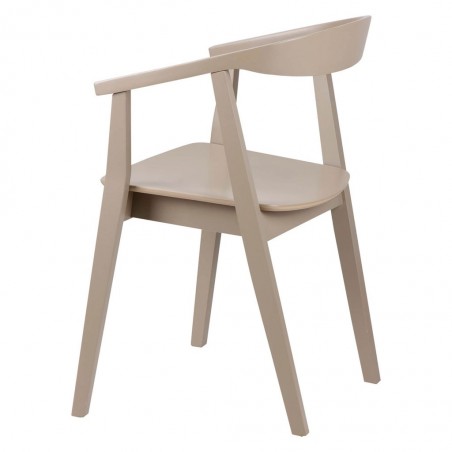 Silla vintage DONNA madera de tono verdoso