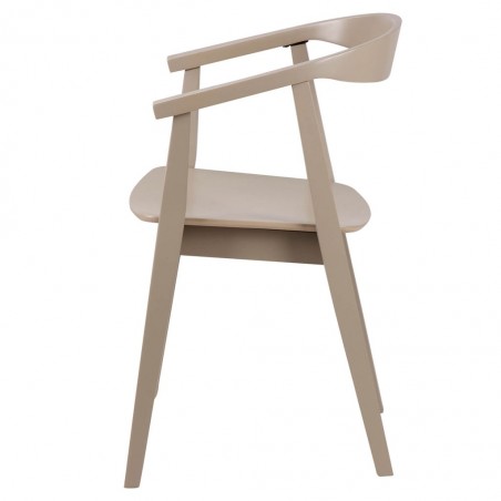 Silla vintage DONNA madera de tono verdoso