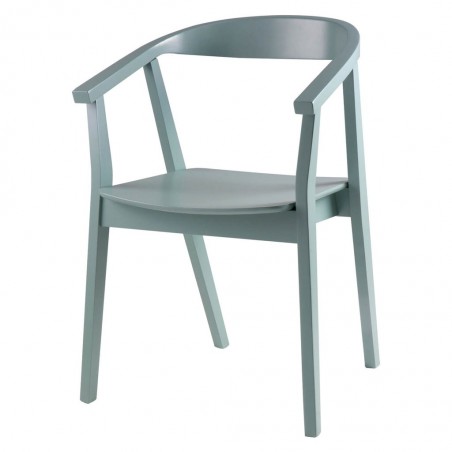 Silla vintage DONNA tono mint fabricada en madera