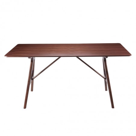 Mesa fija 160cm AMARA madera natural de fresno