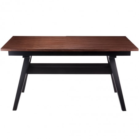 Mesa fija 150x90cm ABBIE madera nogal