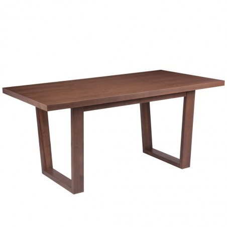 Mesa comedor 160x90cm APRIL de tono nogal