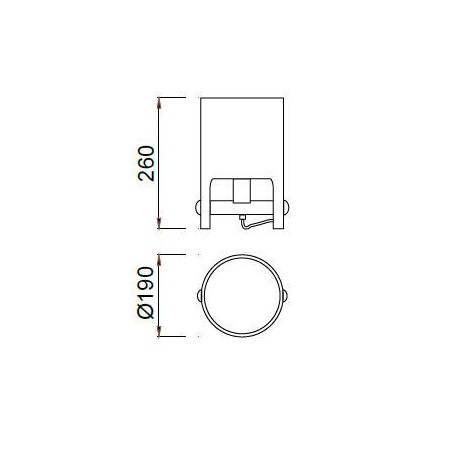 Lámpara techo PAOLA 6 luces