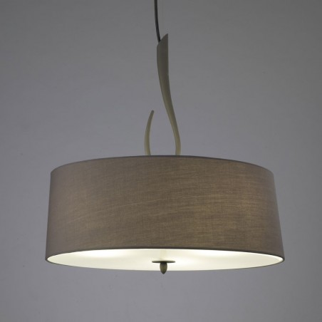 Colgante de techo 55cm LUA gris ceniza