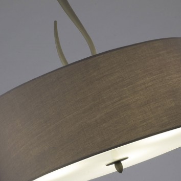 Colgante de techo 55cm LUA gris ceniza 2