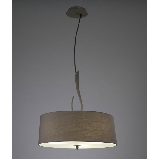 Colgante de techo 55cm LUA gris ceniza